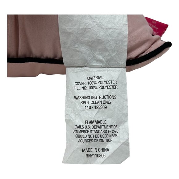 Juicy Couture Pink Throw Pillow Heart Home Decor Accent Logo Baddie Coquette Y2K - Picture 15 of 15